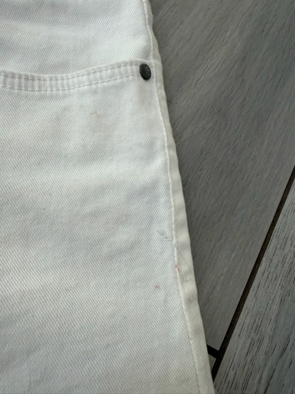 White Jean Shorts - Picture 12 of 12